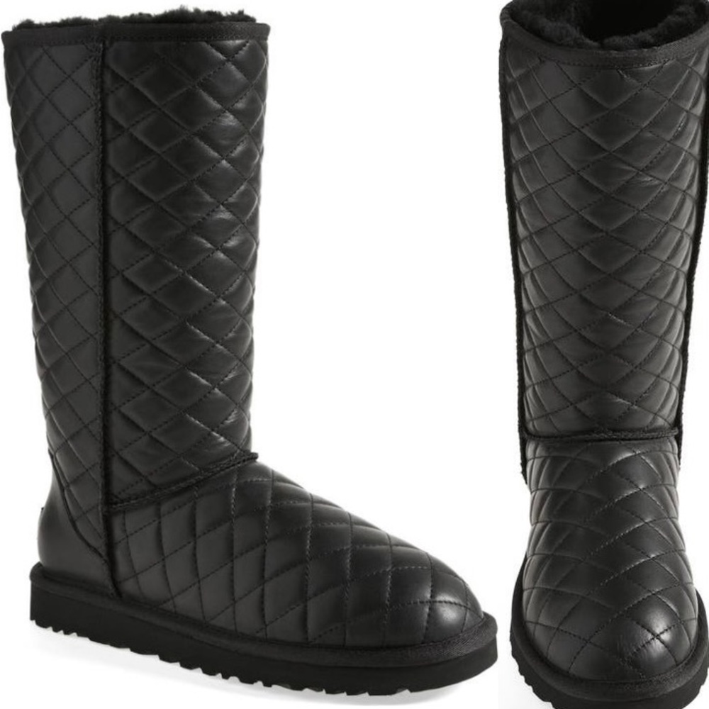 UGG CLASSIC DIAMOND QUILTED TALL BOOTS